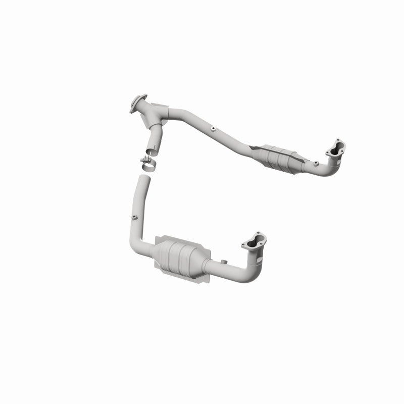 MagnaFlow DF Cat. Conv 97 Land Rover Defender 90 4.0L Y-Pipe Assy / 96-99 Discovery 4.0L Y-Pipe Assy