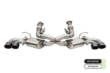 Load image into Gallery viewer, Corsa 2020-25 Corvette C8 3in Valved Cat-Back 4.5in Blk Quad Tips - Fits Factory Perf Exhaust w/ AFM