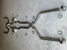 Load image into Gallery viewer, Stainless Works Chevy Chevelle Small/Big Block 1966-67 Exhaust 2 1/2in for Headers with X-Pipe