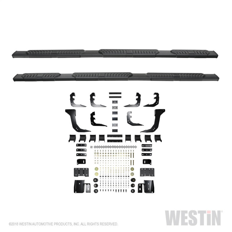 Westin 19-26 Ram 1500 Crew Cab R5 M-Series Wheel-to-Wheel Nerf Step Bars - Black