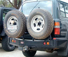 Load image into Gallery viewer, ARB W/Carrier Rear Step Towbar Rhs Blk 80 Series