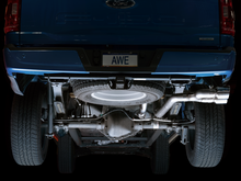 Load image into Gallery viewer, AWE Tuning 0FG 21+ Ford F150 Dual Side Exit Cat-Back Exhaust- 4.5in Chrome Silver Tips