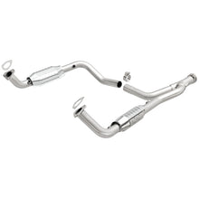 Load image into Gallery viewer, MagnaFlow DF Cat. Conv 95-99 Range Rover 4.0/4.6L GEMS Y-Pipe Assembly *NOT FOR SALE IN CALIFORNIA*