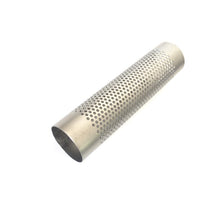 Load image into Gallery viewer, Ticon Industries 8in OAL 2.0in Perforated Titanium Punch Tube