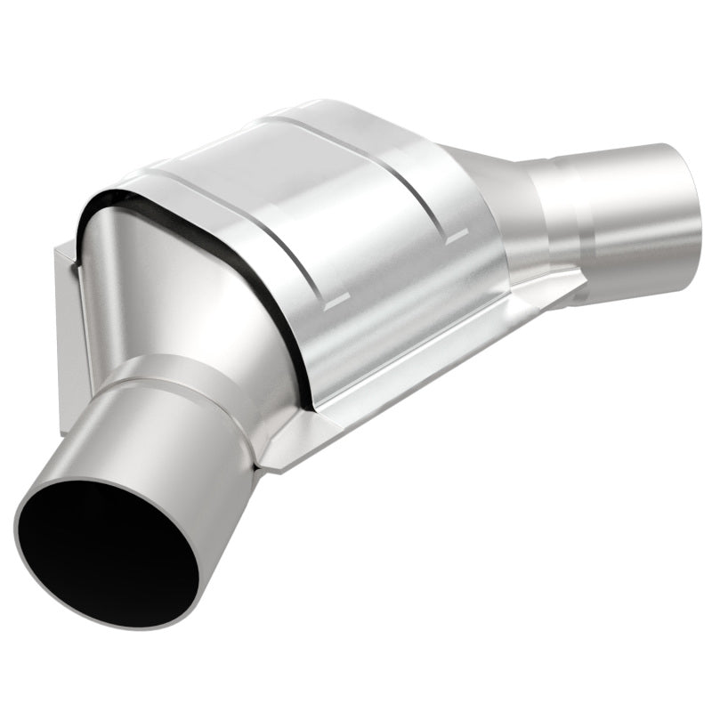 MagnaFlow Universal Catalytic Converter 2.25inch Angled Inlet/Outlet