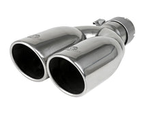 Load image into Gallery viewer, aFe Rebel Series 2.5in 409 SS Axle-Back Exhaust Polished 07-18 Jeep Wrangler (JK) V6-3.6L/3.8L