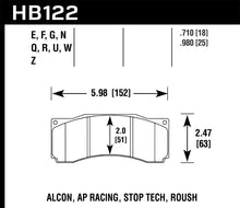 Load image into Gallery viewer, Hawk Stoptech ST-60 Caliper DTC-60 Race Brake Pads