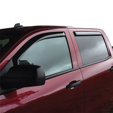 Load image into Gallery viewer, Westin 2014-2018 Chevy Silverado 1500 Crew Cab In-Channel Wind Deflector 4pc - Smoke
