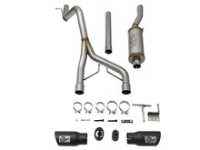 Load image into Gallery viewer, aFe Rebel Series CB 2.5in Dual Center Exit SS Exhaust w/ Black Tips 07-15 Jeep Wrangler 3.6L/3.8L V6