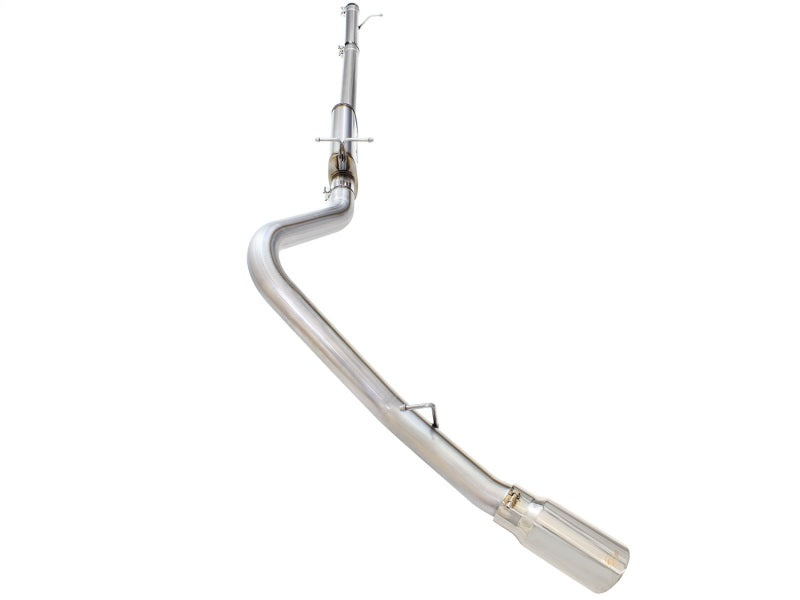 aFe MACHForce XP Exhaust 3in-3.5in SS Single Side Ext CB w/ Polish Tip 99-04 Ford F-250 V8 5.4L/6.8L