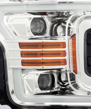 Load image into Gallery viewer, AlphaRex 18-19 Ford F-150 PRO-Series Projector Headlights Plank Style Chrm w/Activ Light/Seq Signal