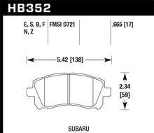 Load image into Gallery viewer, Hawk 02-03 WRX / 98-01 Impreza / 97-02 Legacy 2.5L / 98-02 Forester 2.5L D721 Performance Ceramic St