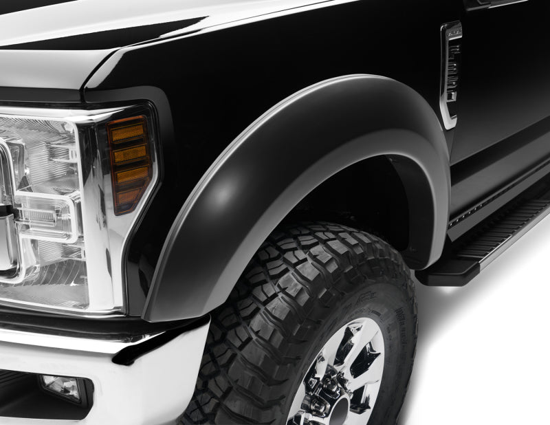 Bushwacker 17-18 Ford F-250 Super Duty Extend-A-Fender Style Flares 2pc - Black