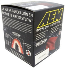 Load image into Gallery viewer, AEM DryFlow Air Filter AIR FILTER KIT 2.75in X 5in DRYFLOW- W/HOLE