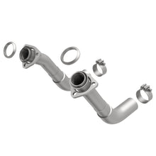 Load image into Gallery viewer, MagnaFlow 66-72 Chevy C10 Pickup V8 2-Piece Front Exhaust Pipe Kit (2in Tubing/Clamps/Inlet Flanges)