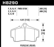 Load image into Gallery viewer, Hawk 97-12 Porsche Boxter HPS 5.0 Rear Brake Pads