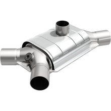 Load image into Gallery viewer, MagnaFlow Universal Catalytic Converter 2 inch/2 inch S/D Subaru PC2 Front