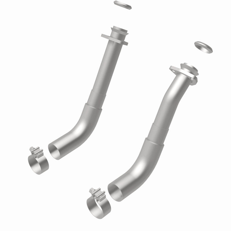 MagnaFlow 66-72 Chevy C10 Pickup V8 2-Piece Front Exhaust Pipe Kit (2in Tubing/Clamps/Inlet Flanges)