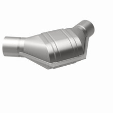 Load image into Gallery viewer, MagnaFlow Universal Catalytic Converter 2.00in Angled In/Out Frnt CA