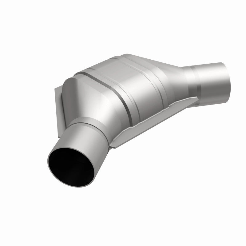 MagnaFlow Universal Catalytic Converter 2 inch Angled O/O PC2 Front
