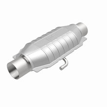 Load image into Gallery viewer, MagnaFlow Universal Catalytic Converter 2.5in ID Inlet/Outlet Center/Center Oval Rear