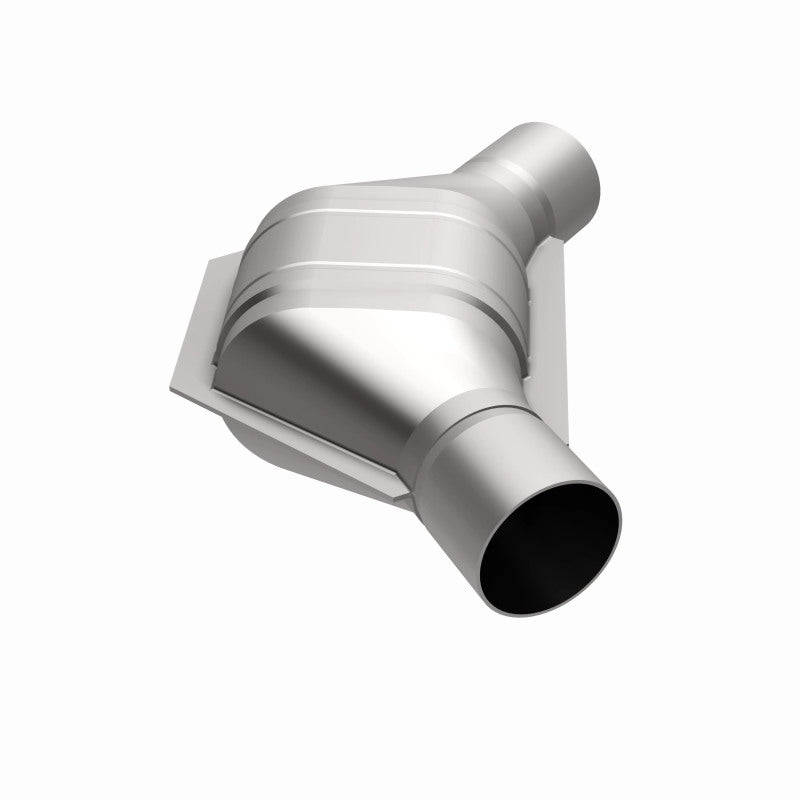 MagnaFlow Universal Catalytic Converter 2 inch Angled O/O PC2 Front