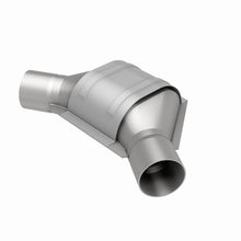 Load image into Gallery viewer, MagnaFlow Universal Catalytic Converter 2.25inch Angled Inlet/Outlet