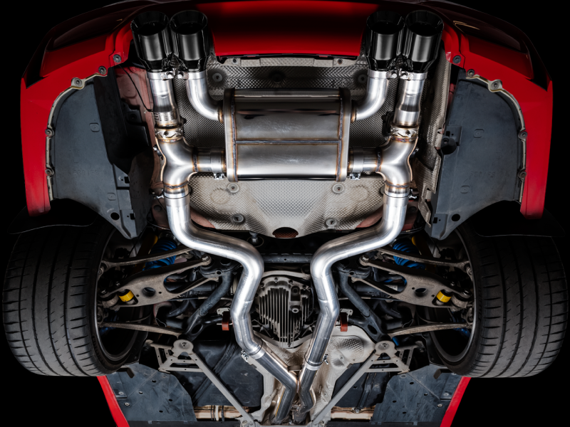 AWE Tuning BMW F8X M3/M4 Track Edition Cat-Back Exhaust - Diamond Black Tips