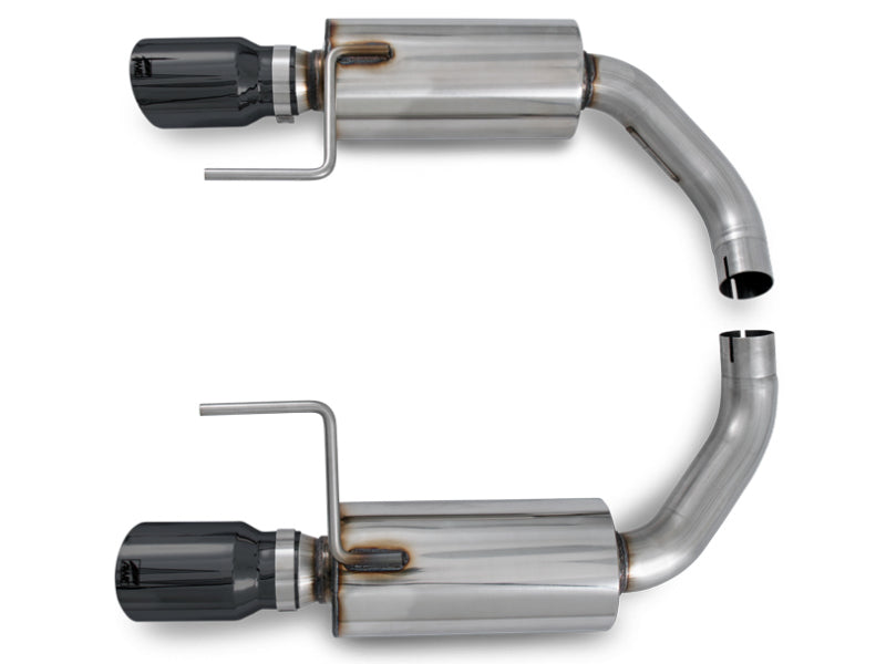 AWE Tuning S550 Mustang EcoBoost Axle-Back Exhaust - Touring Edition (Diamond Black Tips)