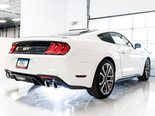 Load image into Gallery viewer, AWE Tuning 2018+ Ford Mustang GT (S550) Cat-Back Exhaust - Touring Edition (Quad Chrome Silver Tips)