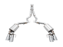 Load image into Gallery viewer, AWE Tuning 2018+ Ford Mustang GT (S550) Cat-Back Exhaust - Touring Edition (Quad Chrome Silver Tips)