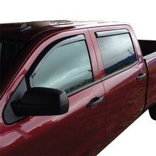 Load image into Gallery viewer, Westin 2014-2018 Chevy Silverado 1500 Crew Cab In-Channel Wind Deflector 4pc - Smoke