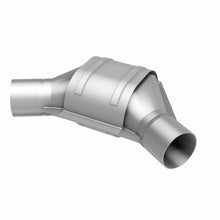 Load image into Gallery viewer, MagnaFlow Universal Catalytic Converter 2.25inch Angled Inlet/Outlet