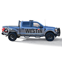 Load image into Gallery viewer, Westin 15-22 Ford F-150 SuperCrew / 17-22 F-250/350 Crew Cab Outlaw Nerf Step Bars - Textured Black