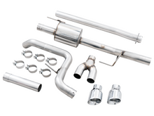 Load image into Gallery viewer, AWE Tuning 0FG 21+ Ford F150 Dual Side Exit Cat-Back Exhaust- 4.5in Chrome Silver Tips