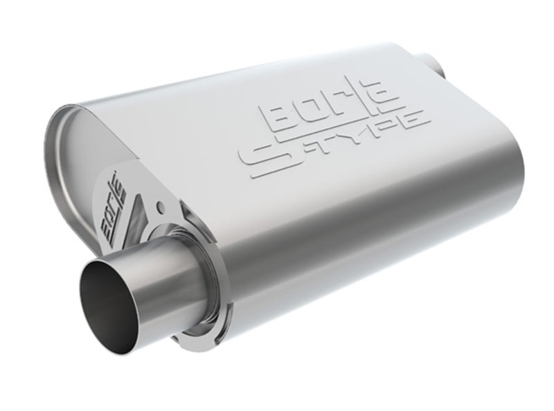 Borla CrateMuffler 2.25in Offset-In/Offset-Out in S-Typein Stock Sbf 289/302/351
