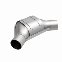 Load image into Gallery viewer, MagnaFlow Universal Catalytic Converter 2.25inch Angled Inlet/Outlet