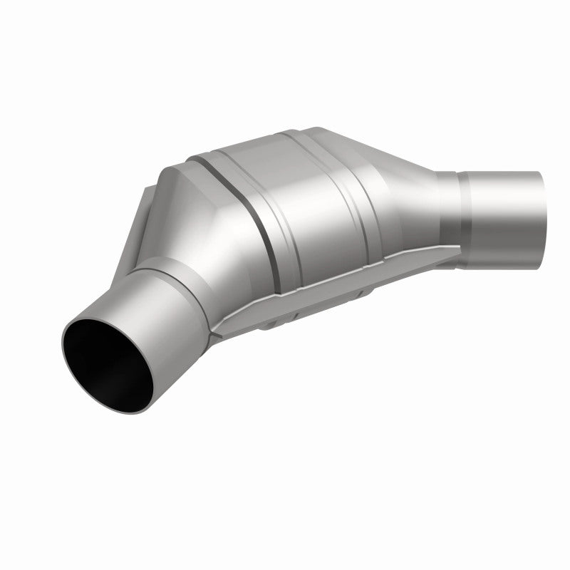 MagnaFlow Universal Catalytic Converter 2 inch Angled O/O PC2 Front