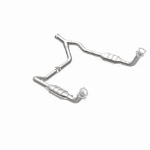 Load image into Gallery viewer, MagnaFlow DF Cat. Conv 95-99 Range Rover 4.0/4.6L GEMS Y-Pipe Assembly *NOT FOR SALE IN CALIFORNIA*